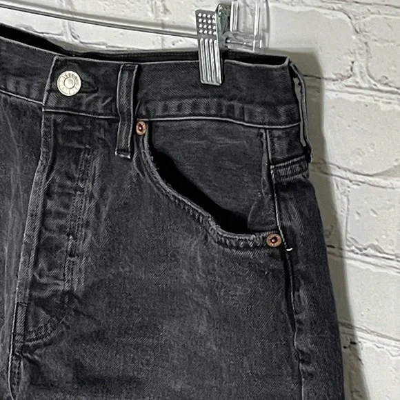 Final Price Agolde Black Jean Shorts - Picture 3 of 4